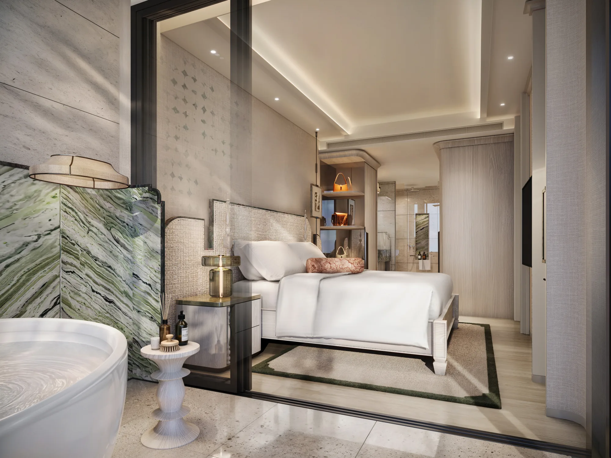 Спальня 1BR · ракурс 1